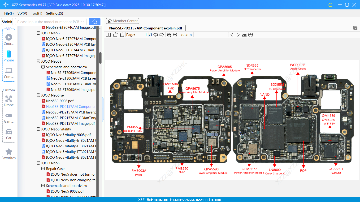 VIVO Neo5SE-PD2157AM Component Explain